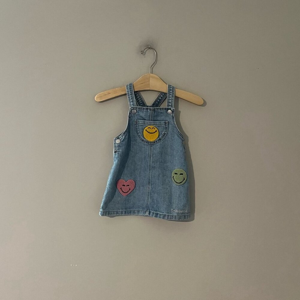 $14 ADD ON H&M smiley face denim‎ dress Baby Gap Janie and Jack Hanna Andersson